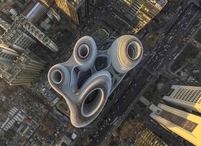 俯瞰国内一些大型城市的特色建筑体美呆了